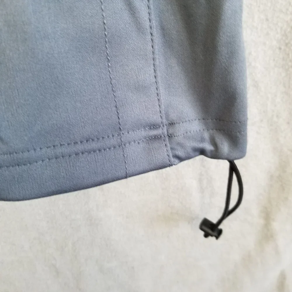 NWT Adidas Mens Medium Hot Jacket Game Day 1/4 ZIP Lead Gray Performance‎ Poly - Picture 9 of 14